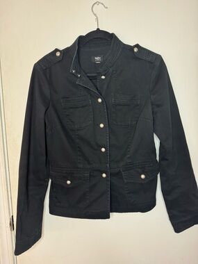 Mossimo Black Military-Style Women's Jacket
